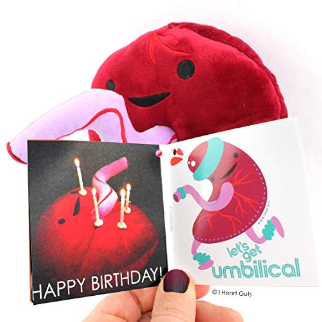 Baby 's First de placenta Roommate Diseñador Plush Figure I Heart Guts.