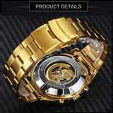 Fanmis  Reloj automático de lujo para hombre con pulsera