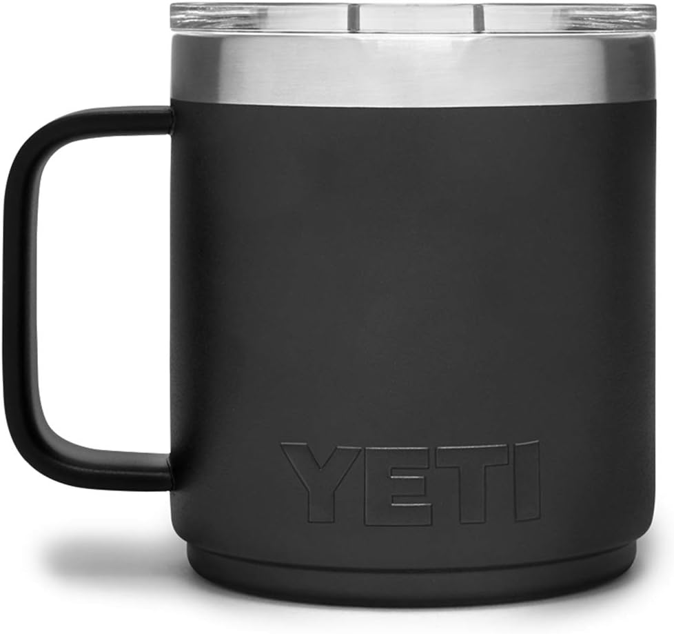 Taza apilable YETI Rambler 10 oz, acero inoxidable, aislada