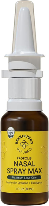 Spray Nasal de Propóleos Beekeeper's Naturals, Alivio Max 1 fl oz