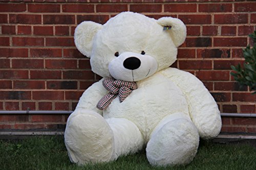 Oso gigante de peluche 78 de 6.5 pies color Blanco