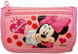 Disney Minnie Mouse - Cartera de tres pliegues, color rosa
