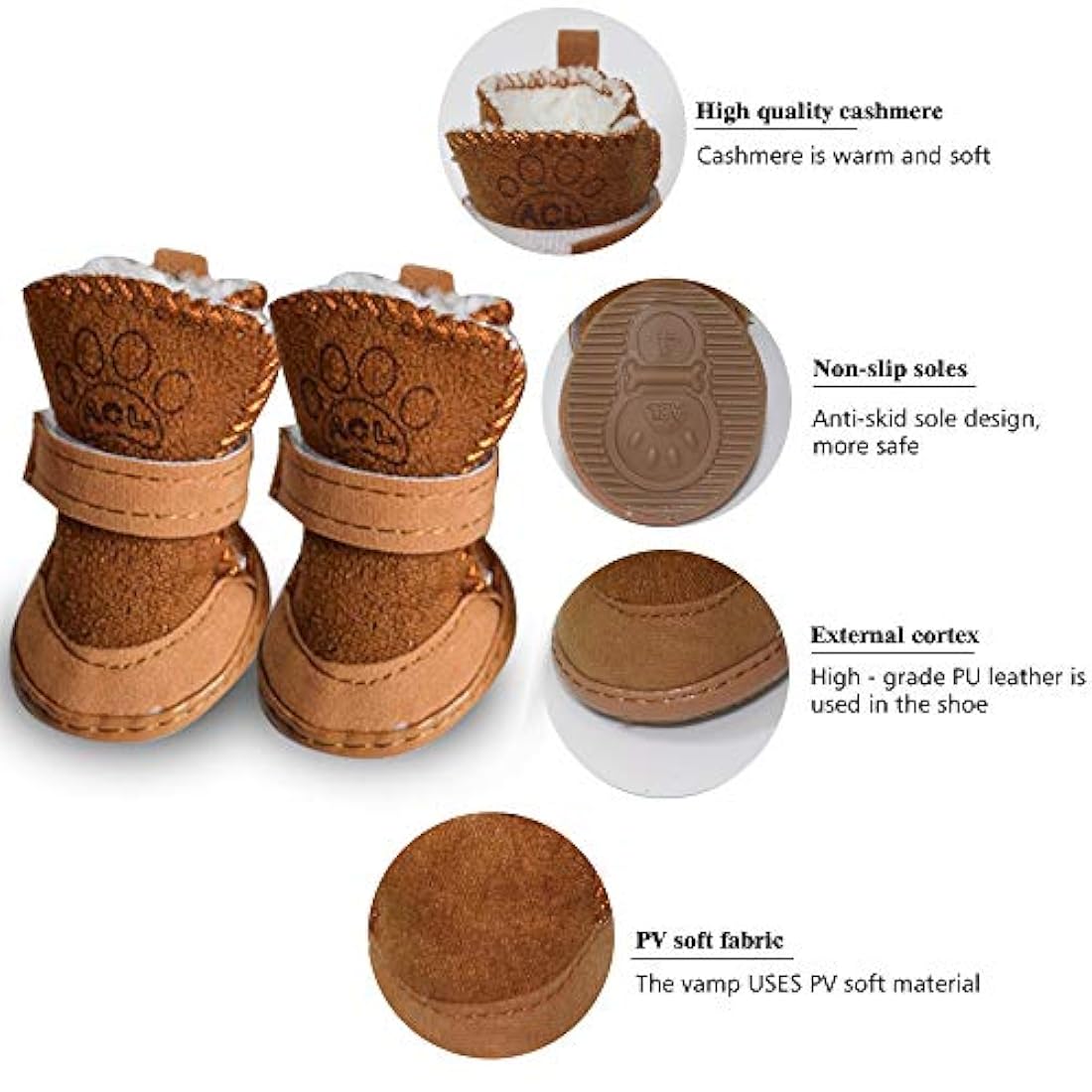 Botas antideslizantes para perro