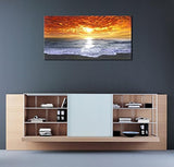 wieco Arte – Grand Vista extragrande moderno Envuelto