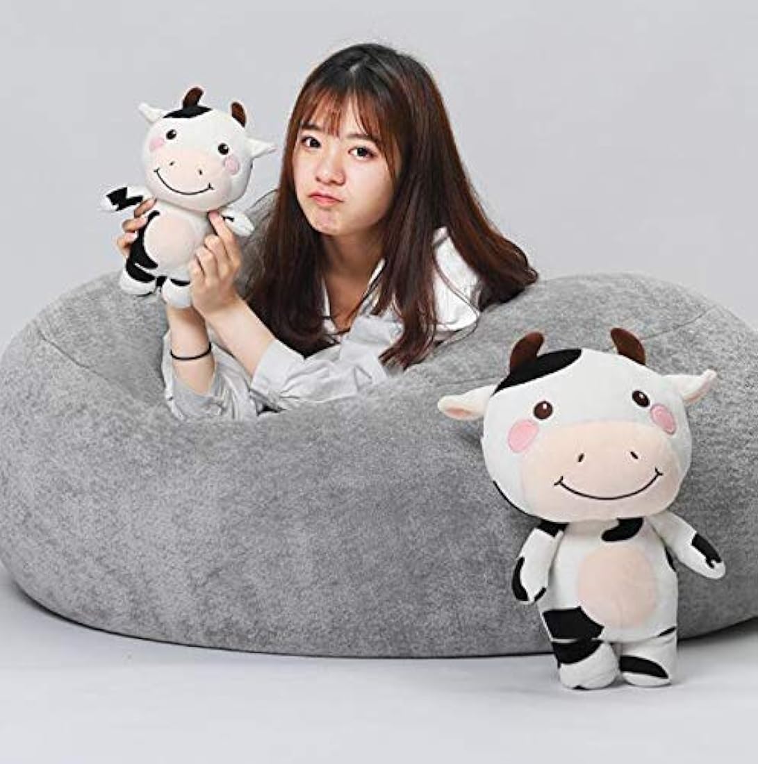 Muñecas de peluche con diseño de vaca sonriente, 10.0 in