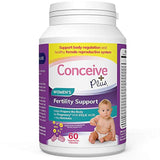Conceive Plus Vitaminas prenatales de fertilidad para mujer + nutrientes clave – Apoyo a la regulación corporal, ciclos saludables, ayuda a la concepción natural – ácido fólico folato, píldoras – 60 cápsulas vegetarianas suaves