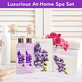 Cesta de regalo para mujer, aroma de lavanda