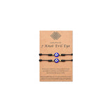 Pulseras y tobilleras de mal de ojo 7 nudos
