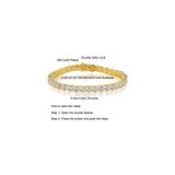 Pulseras y tobilleras de oro para hombres y mujeres chapadas