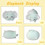 Peluche de Almohada de elefante azul