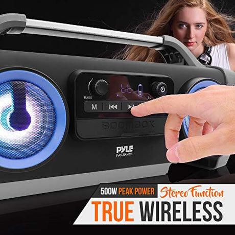 Parlante portátil inalámbrico Bluetooth PYLE-HOME PBMSPG144