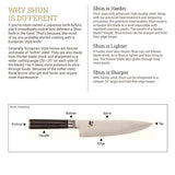 Shun swt0743 kanso Gokujo Deshuesado/filet cuchillo, Plata