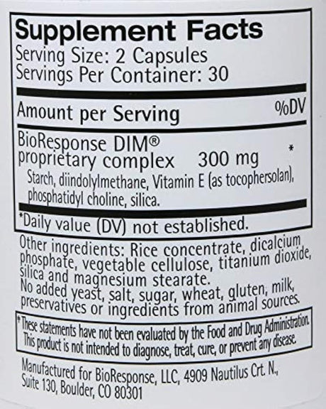Bioresponse Dim  150 mg 60 Cápsulas