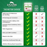 Zazzee D-Mannose Powder Plus, 67 porciones, 6.5 onzas
