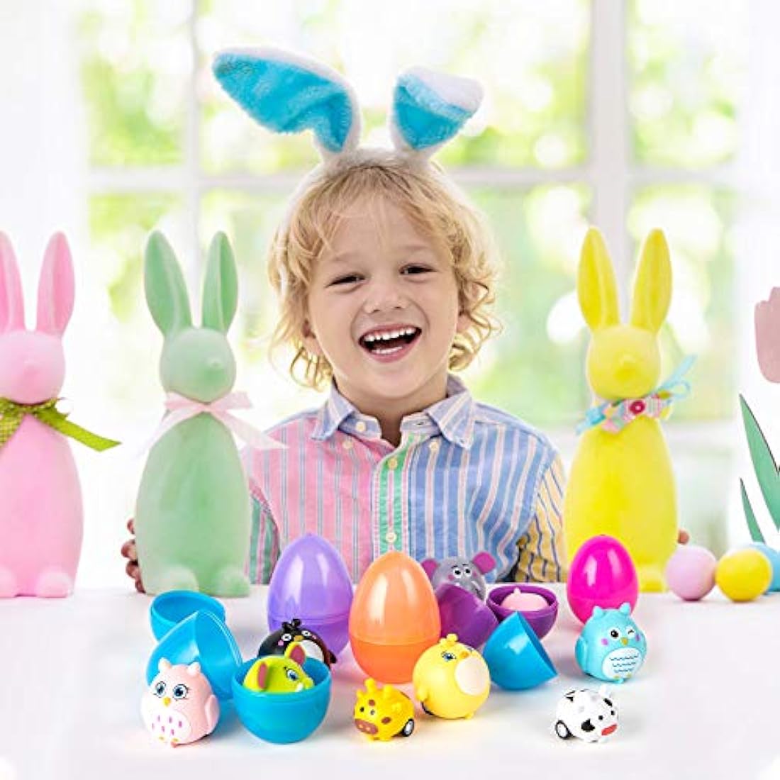 LovesTown Huevos de Pascua con juguetes en el interior
