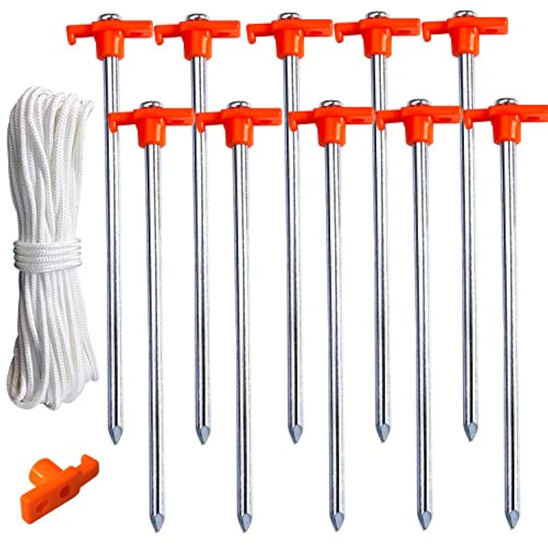 estacas para carpa und 10, no corrosivas y galvanizadas