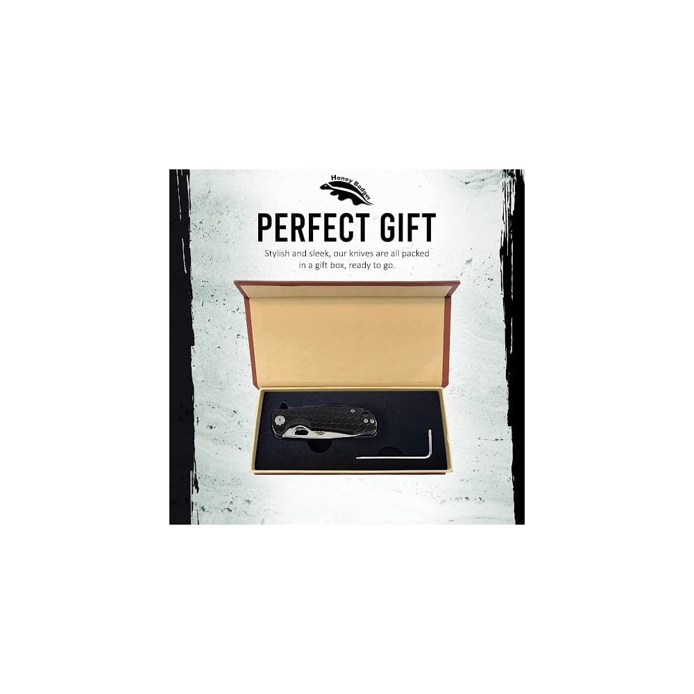 Cuchillo hoja de acero ligera de 3.63 pulgadas, con clip