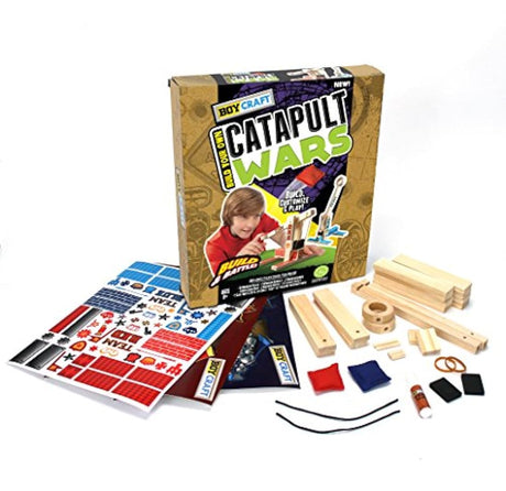 Kit para construir y luchar con 2 catapultas
