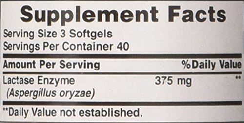 Suplemento Pride Enzima lactasa 125 mg cápsula blanda 120 un