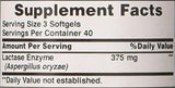 Suplemento Pride Enzima lactasa 125 mg cápsula blanda 120 un