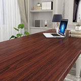 papel de vinilo decorativo tipo madera oscura (197 x 24)