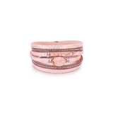Pulseras y tobilleras en cuero de piel estilo bohemio