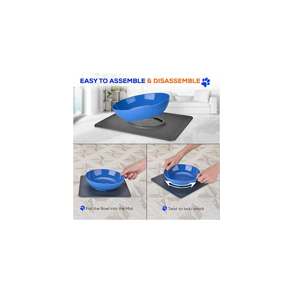 Plato antideslizante para Mascota  SERENELIFE SLTDG66