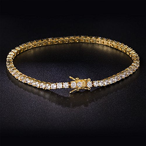 Pulsera clásica de circonita.
