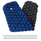 Colchoneta de dormir hinchable ultraligera con diseño