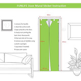 Adhesivo para puerta mural diseño moderno en 3D