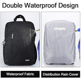 Morral para cámara réflex digital, impermeable 15,6