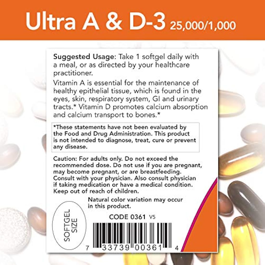 NOW Foods - Suplemento vitaminico con 100 capsulas