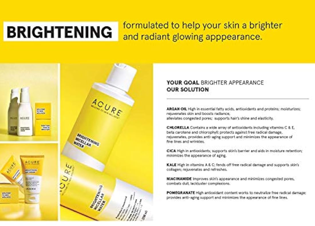 Sérum facial reafirmante Acure, 1 onzas