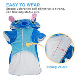 Disfraz para mascotas Gimilife, sudadera con capucha para perro, pijama de Navidad para mascotas, abrigo para mascotas, para perros y gatos pequeños, medianos y grandes, con diseño de Stitch de Disney, para Halloween e invierno