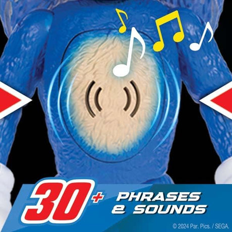 Figura Sonic 12 Ultimate, Sonic, 30+ Frases, Ojos y Espinas Lumin.