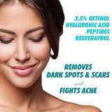 Ebanel Retinol Crema 2.5% con ácido hialurónico