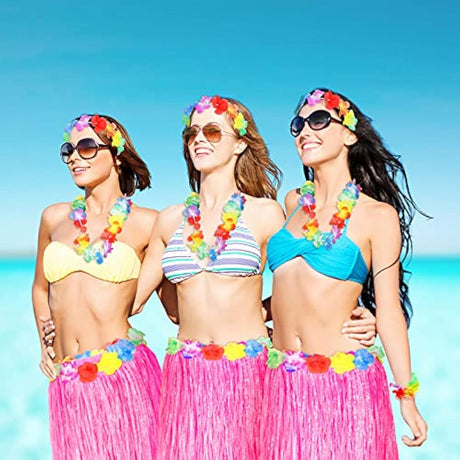Disfraces 2 juegos de falda hawaiana