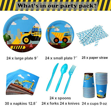 Juego de suministros para fiestas de cumpleaños para niños