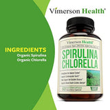 Spirulina Clorella Superfood Verde Orgánico.