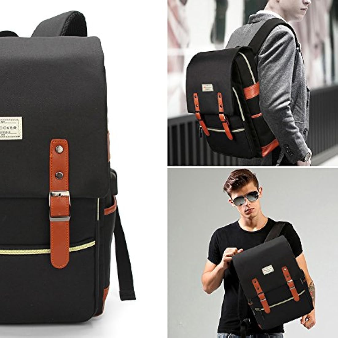 Mochila para computadora portátil con puerto de carga USB