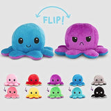 Peluches Mini pulpo felpa reversible