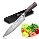 Cuchillo de chef de acero inoxidable alemán