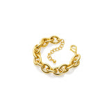 Pulseras de oro para mujer chapado en oro de 14 quilates