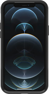 OtterBox Symmetry Clear Series - Funda para iPhone 12 y iPhone 12 Pro, cuero de vaca