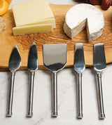 Cuchillos de queso, color plateado