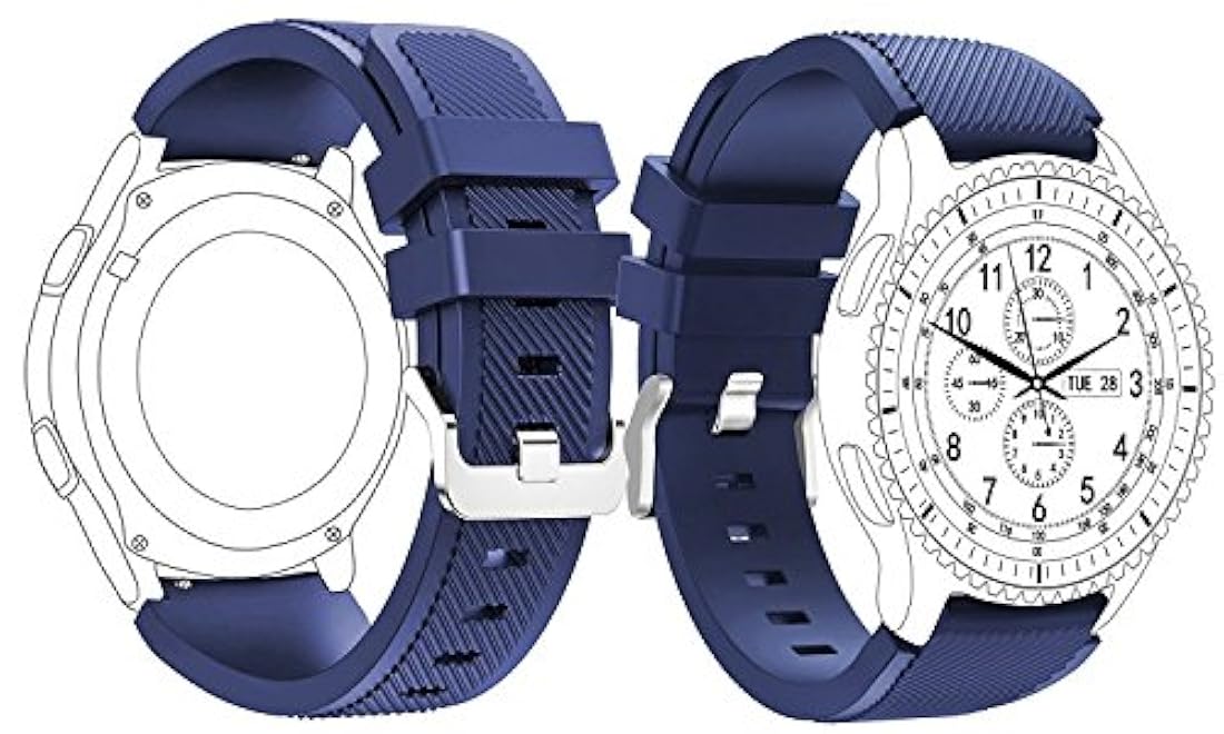 Bandas de silicona de repuesto para Samsung Gear