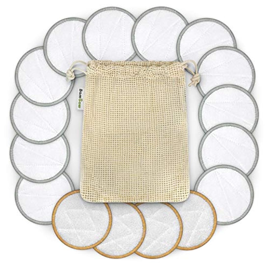 almohadillas de maquillaje   Bamboo