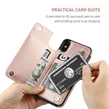 OT ONETOP - Funda tipo cartera para iPhone Xs
