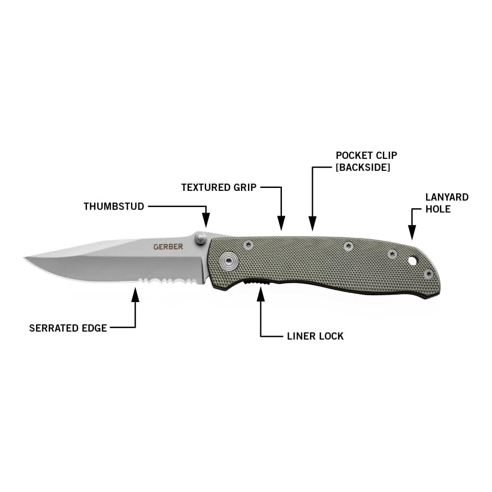 Cuchillo Ranger para defensa en campamentos