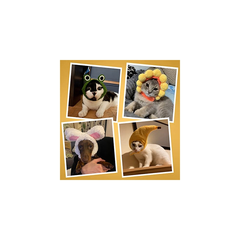 Disfraces  5 piezas de sombrero de gato adorable ajustable
